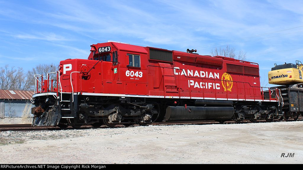 CP 6043 in fresh paint